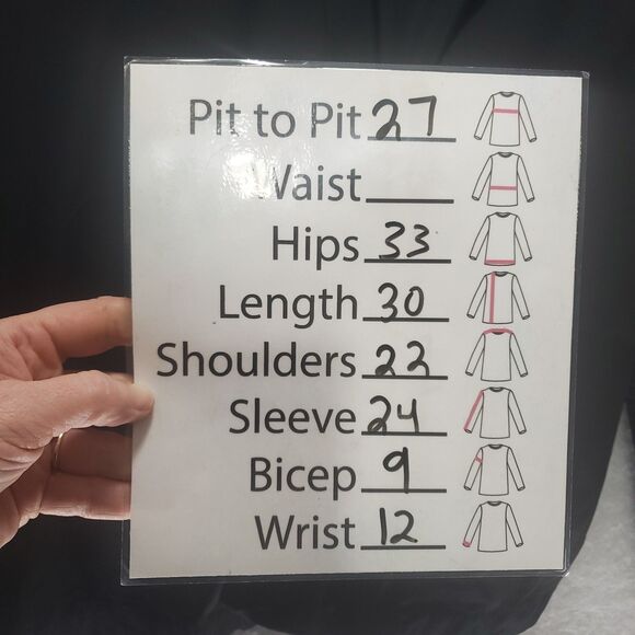 Pip-Squeak Chapeau L Large Jacket Blouse Button Up Women's Bell Sleeve Tunic - Picture 3 of 10